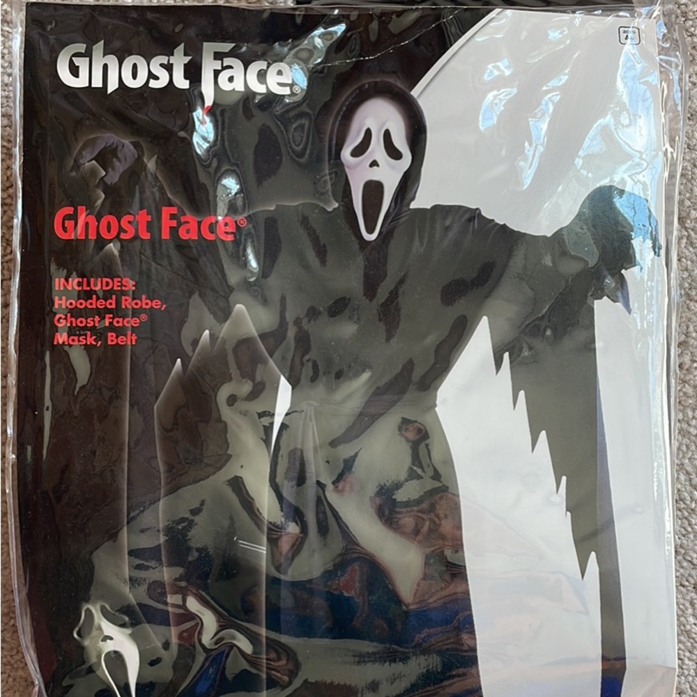 Ghost face costume kids